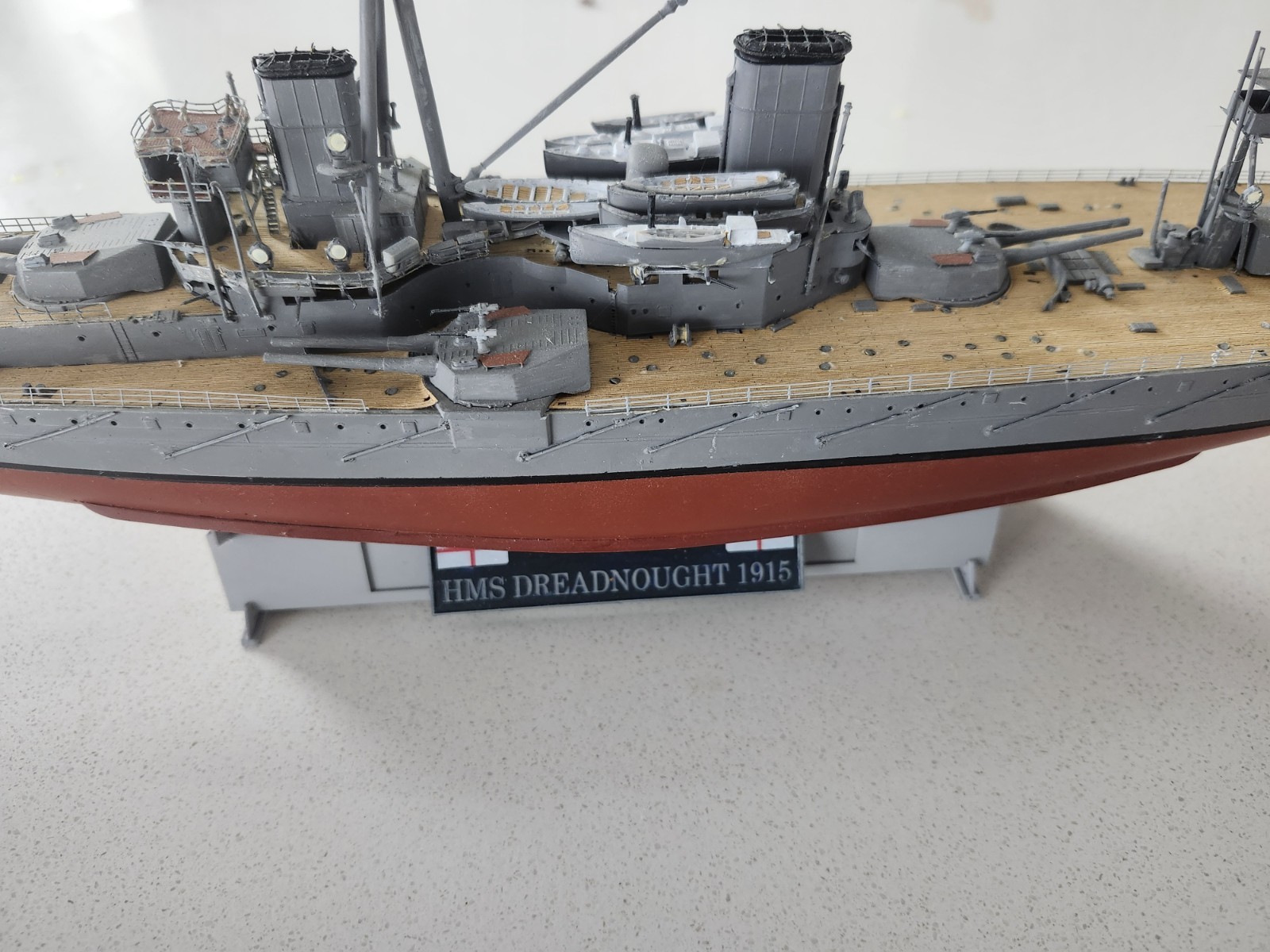 Pro Built 1/350 British Battleship Hms Dreadnought