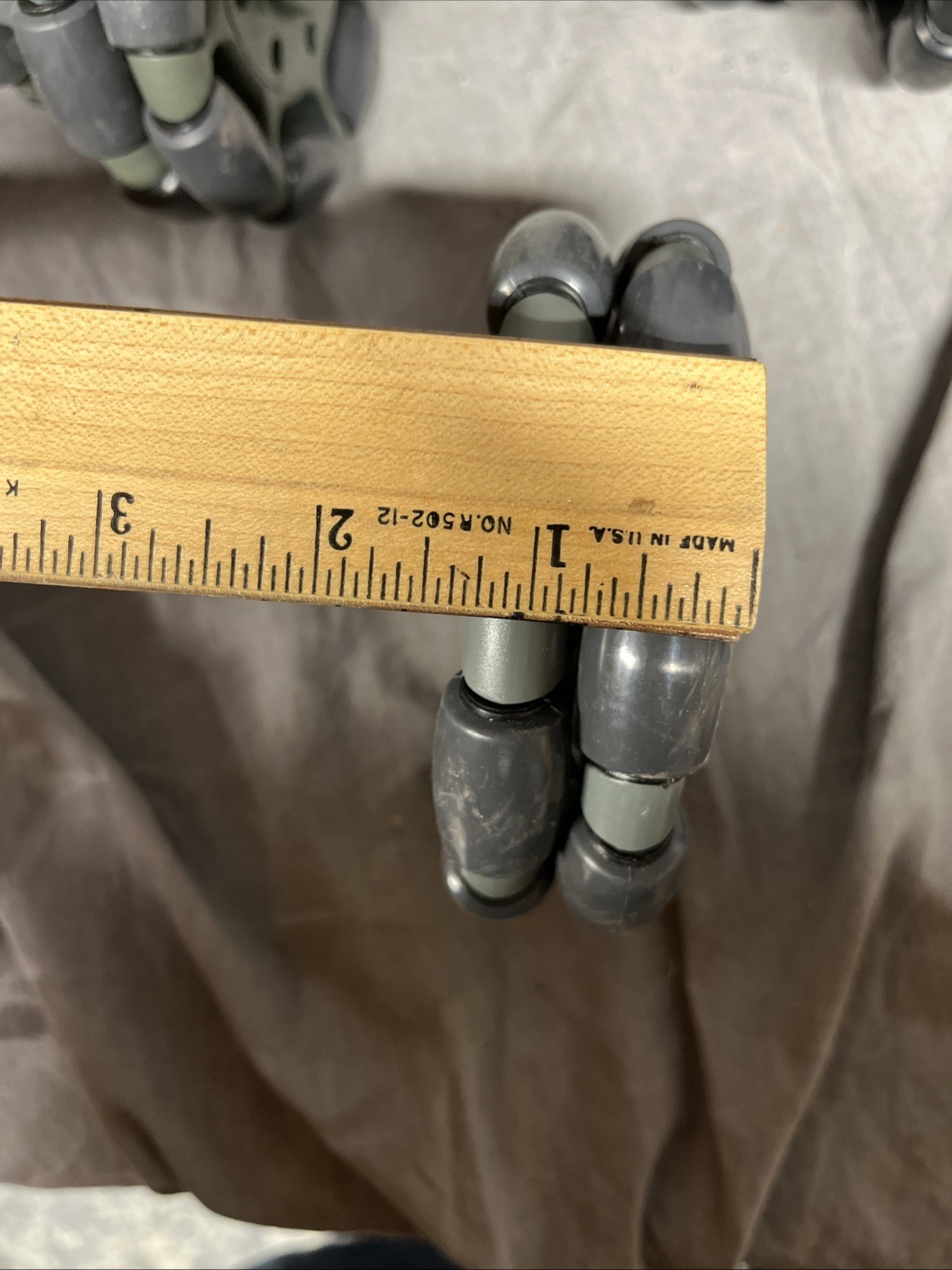 Lot Of 6 Used Rotacaster Wheels5 Doubles And One Triple