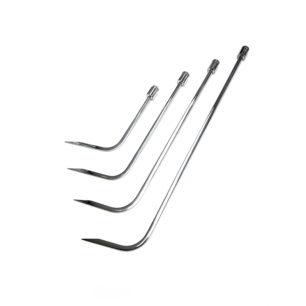 InoxPDR Amsterdam Edition 360° Rotatable 4-Piece Steel (Handle Not Included)