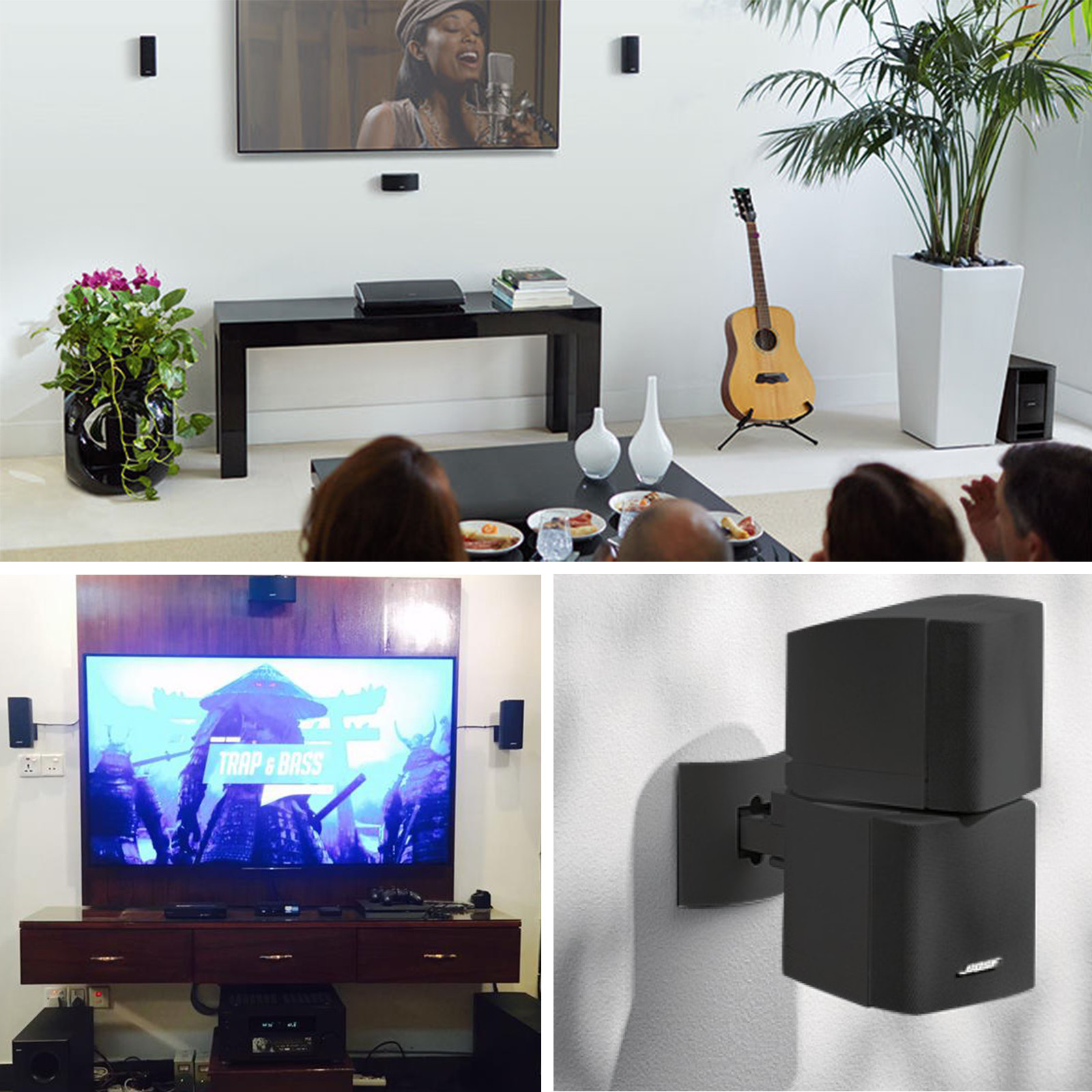 UB20 Speaker Wall Mount Clamping Ceiling Bracket for Bose all Lifestyle CineMate