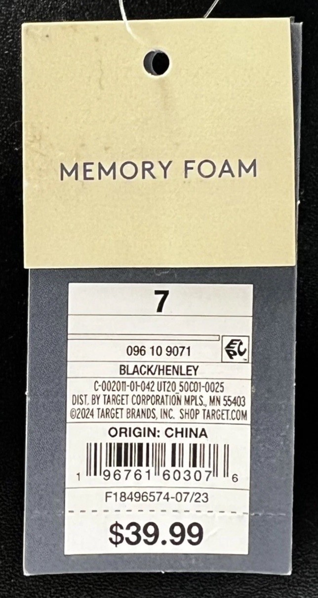 Universal Thread Women's Sz: 7 Black Henley Ankle Western Boots NWT $39.99