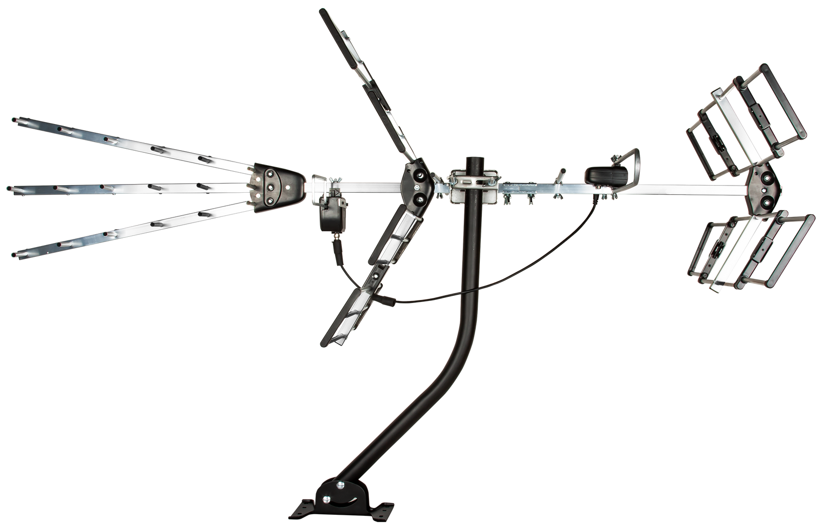 Yagi Outdoor Antenna 24 Elements 2024 Long Range 4K ATSC 3 UHF VHF Best Signal