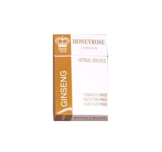Honeyrose London - Herbal Smoke Tobacco Free - Ginseng - 20 Count