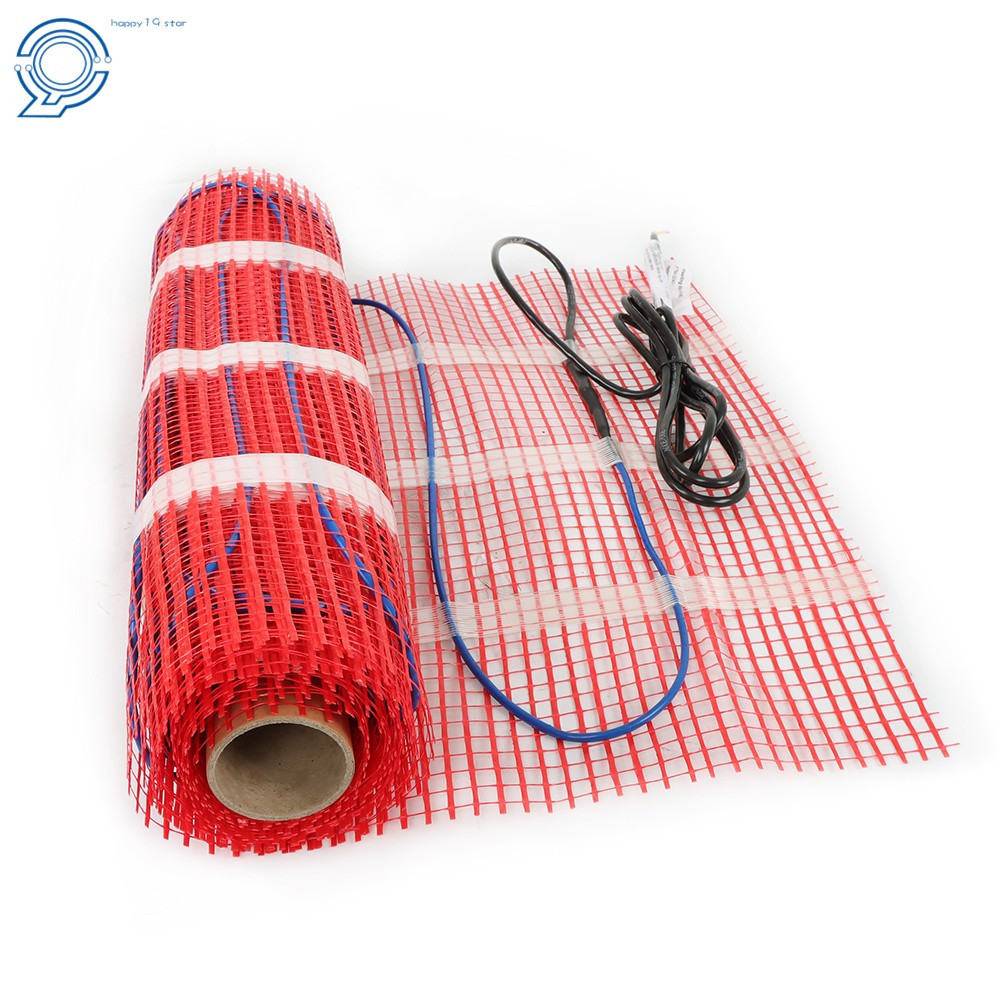 20 Sqft 120V Electric Radiant Floor Heat System Floor Heat Mat With Thermostat