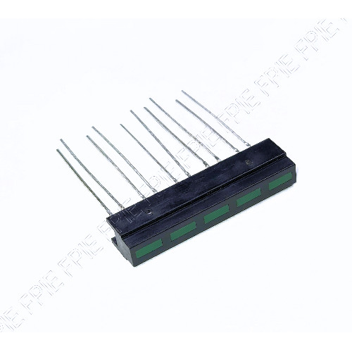 5-LED Green Bar Display Slotted (401-7334)
