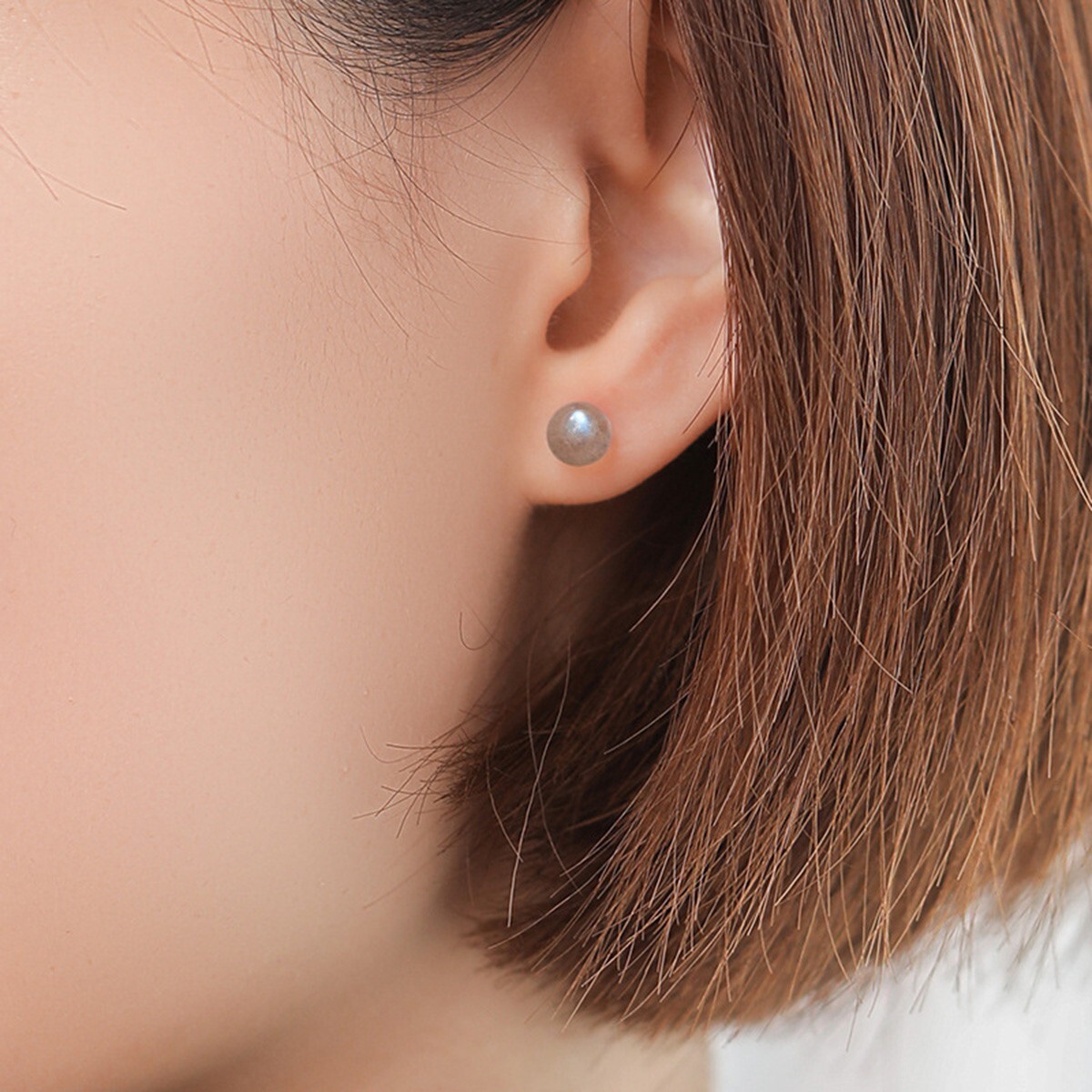 Natural Moonstone Simple and Delicate Earrings for Women Healing Crystal Jewelry