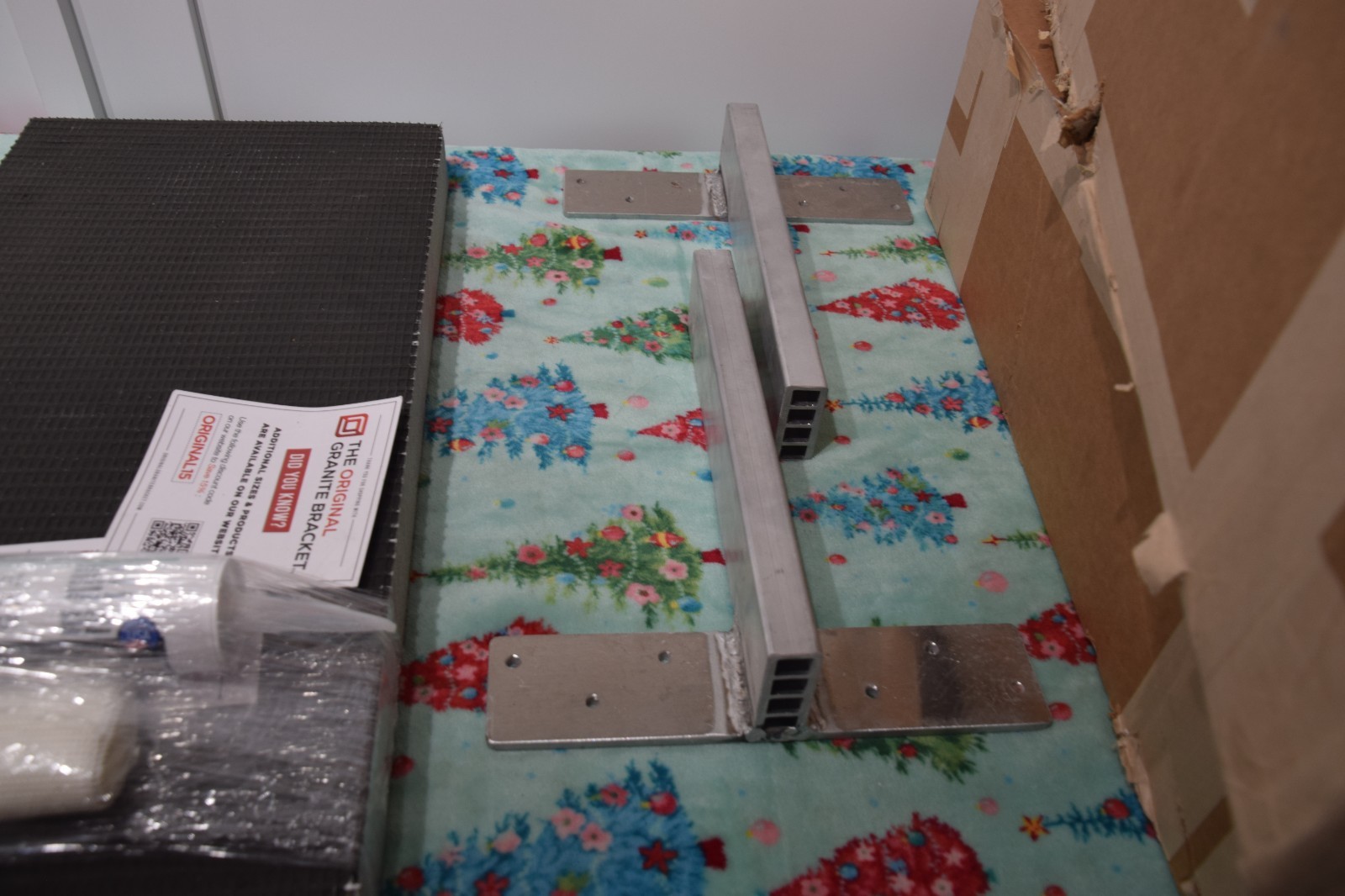 The Original Granite Bracket The Original Floating Shower Bench Kit 12"x24"