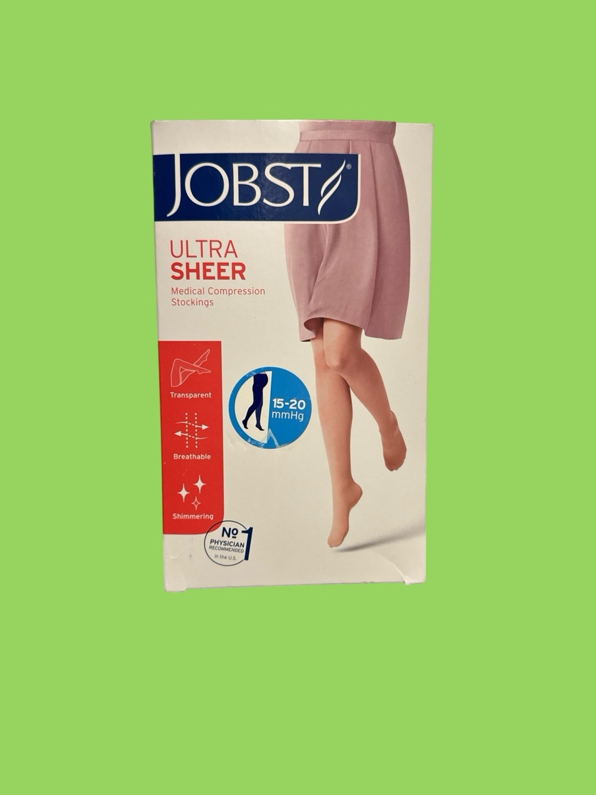 Jobst Women's Compression Maternity Pantyhose Stockings 15-20mmhg XL Natural