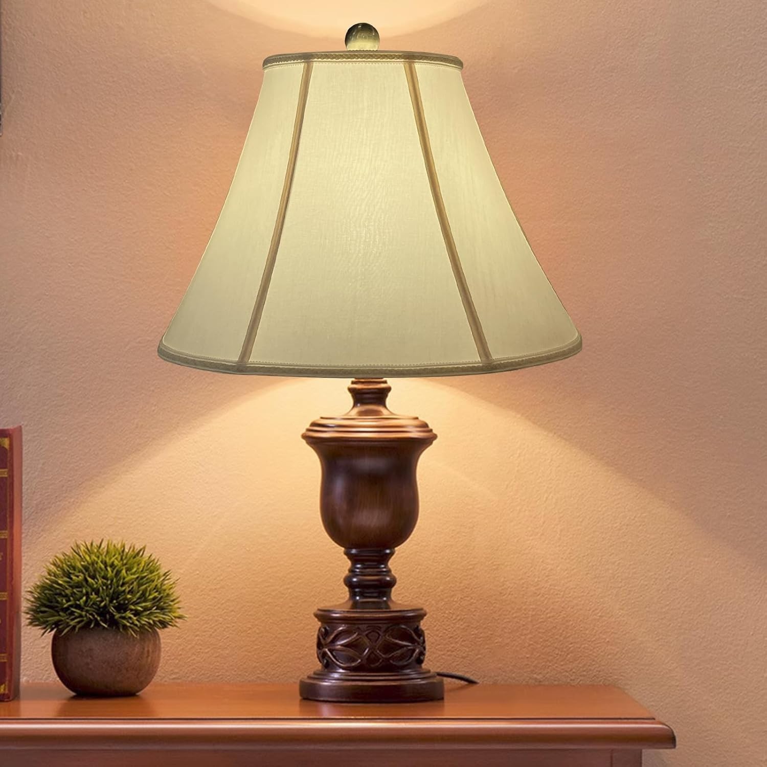 Bell Lamp Shades, 7" x 15" x 10.5" Royal Style Spider LampShade or Table and ...