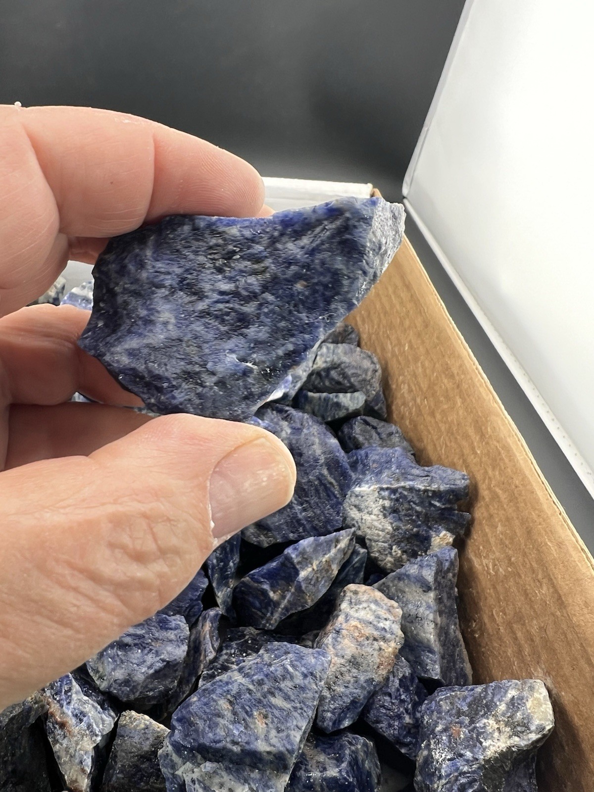 Rough Blue-Violet Sodalite Lapidary Grade or as Display 1 pound+