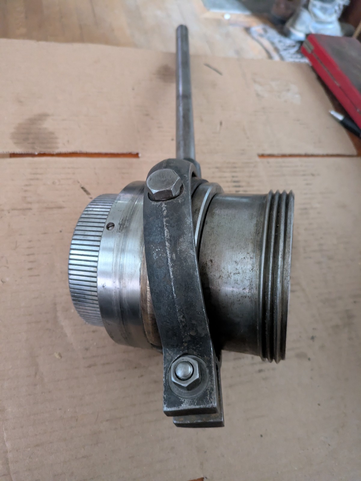 PRATT BURNERD HAND LEVER COLLET CHUCK L-0 TAPER MOUNT