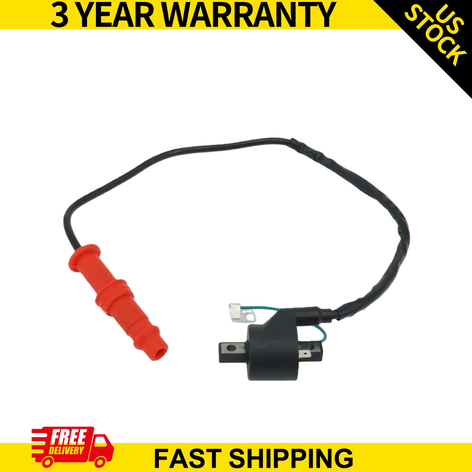 Ignition Coil Spark Plug Lead Cap For Polaris Sportsman 500 HO RSE 1996-2004