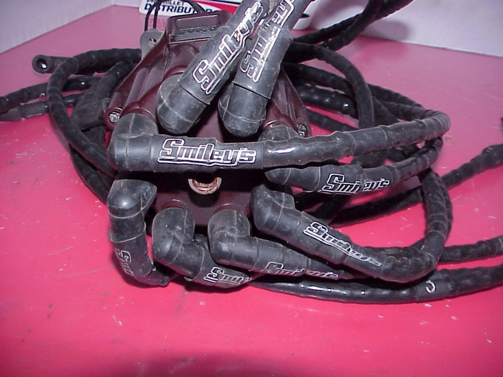 Vintage MSD Pro Billet SB & BB Chevy V8 Distributor with Smiley's Wires