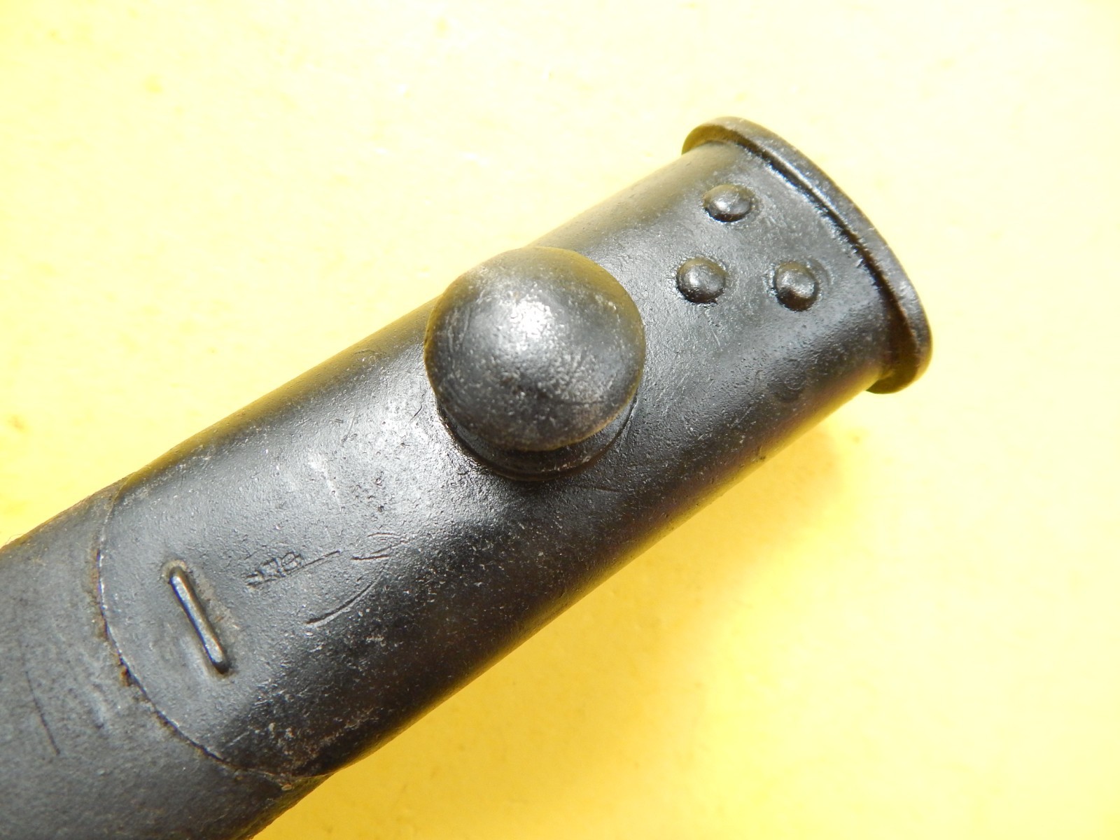 NICE ENFIELD 1907- Mk111 SWORD BAYONET /SCABBARD - CHAPMAN. - Unit Marked `