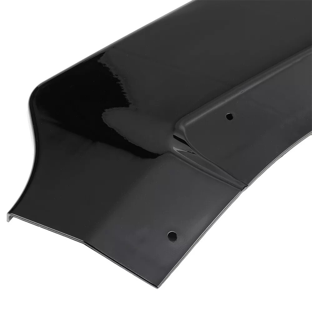 Glossy Black Front Bumper Splitter Spoiler Lip For 2016-2021 Honda Civic 3PCS