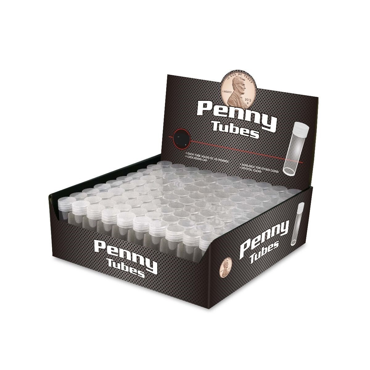 NEW 30pk BCW Coin Tube- Penny