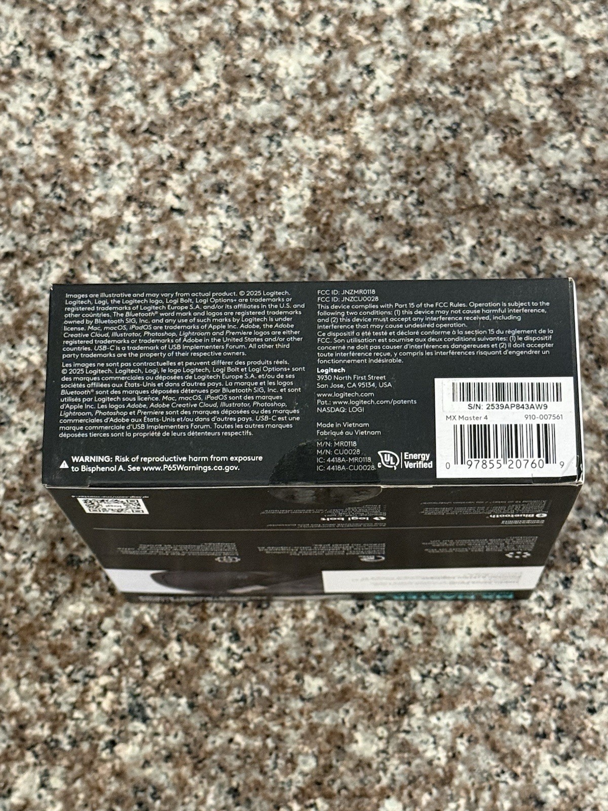 Logitech - MX Master 4 - Adobe Edition - Mouse 910-007561 Black