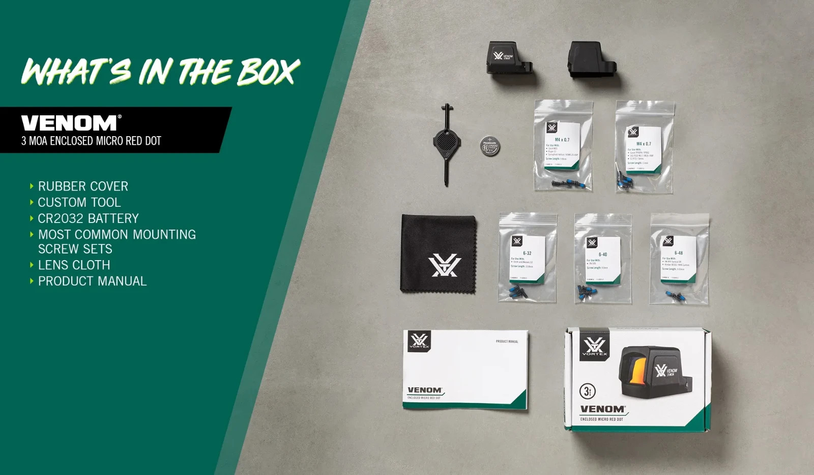 Vortex Venom Enclosed Micro Red Dot (VEN-MRD3-E)