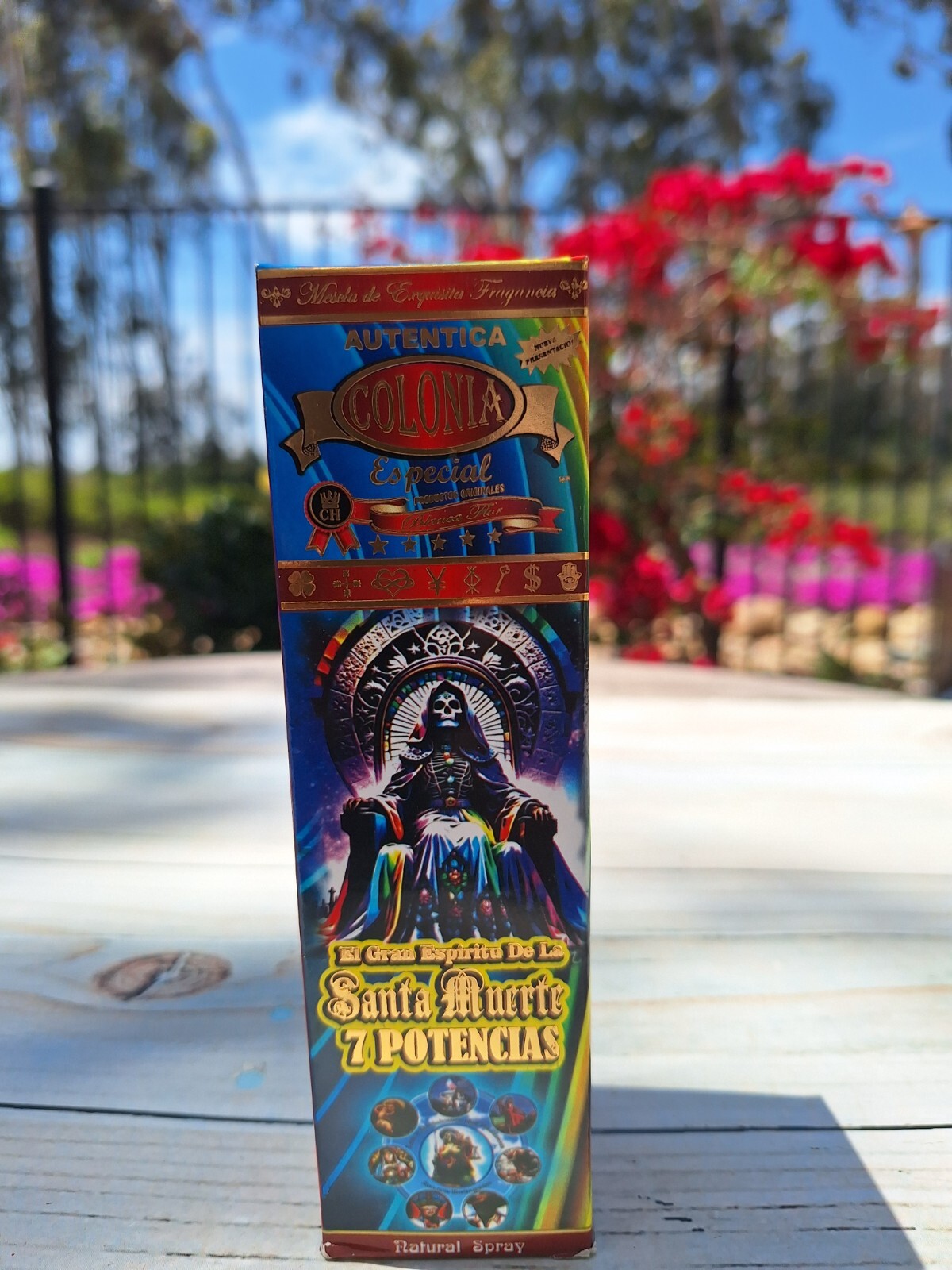 Colonia 3.3fl Natural Spray Espiritu de la Santa Muerte 7 Potencias Religion