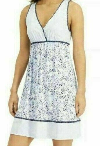 Charter Club Women's Printed Chemise Nightgown Whispy Floral (5581)