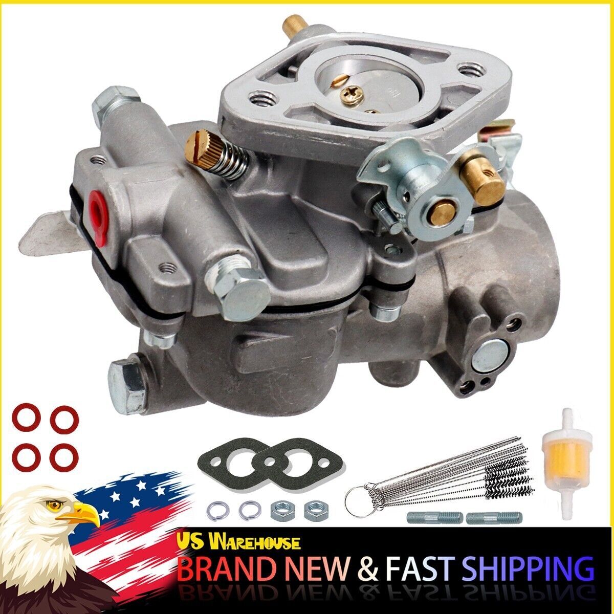 For Zenith Carburetor Updraft Gas Wisconsin L63S1 (VH4D) w/ 2-1/4" Mount New