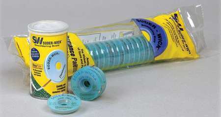 Chemtronics 10-25L Desoldering Wick,25 Ft.,10,Copper,Rosin