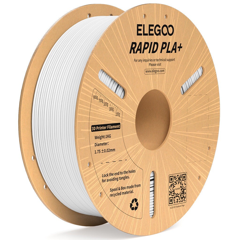 【Buy 6 Get 4 Free,Add 10】ELEGOO Rapid PLA+ 3D Printer Material Filament 1KG
