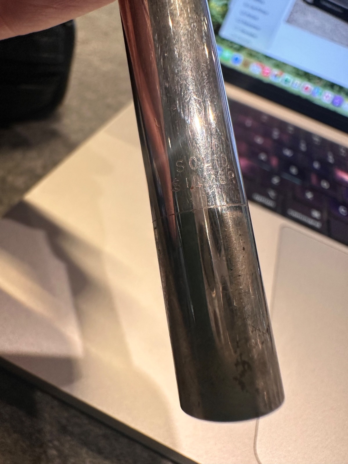 Vintage CS Gemeinhardt Piccolo Solid Sterling Silver Head w/ Cases