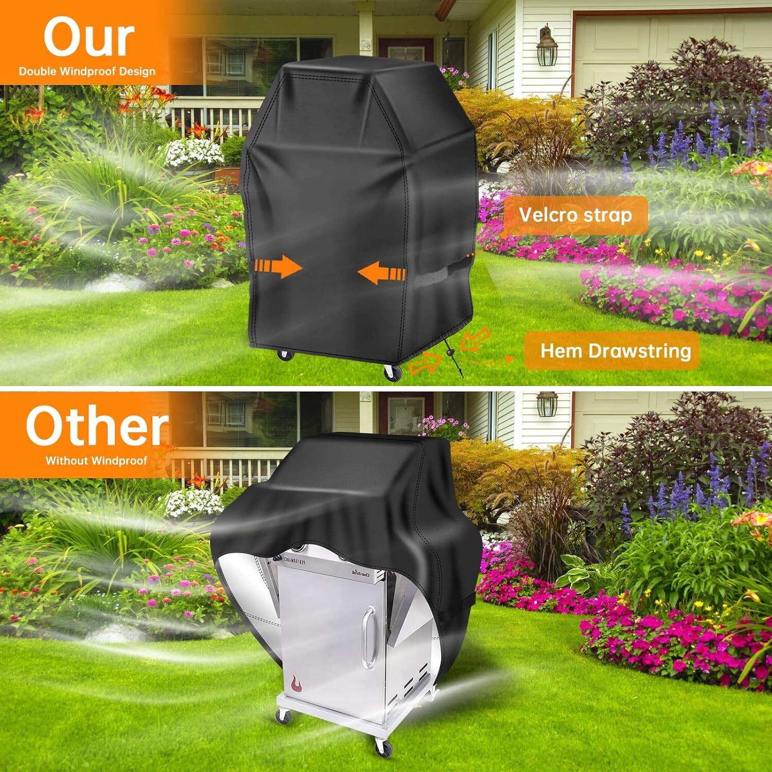 32″ BBQ Grill Cover Small for Weber Spirit E210 & Char Broil 2 Burner Gas Grills