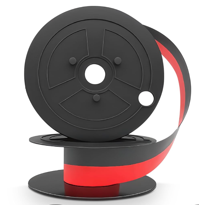 2 ROLLS SHARP EL-1197Piii 57mm 58mm CALCULATOR PAPER ROLLS & INK RIBBON