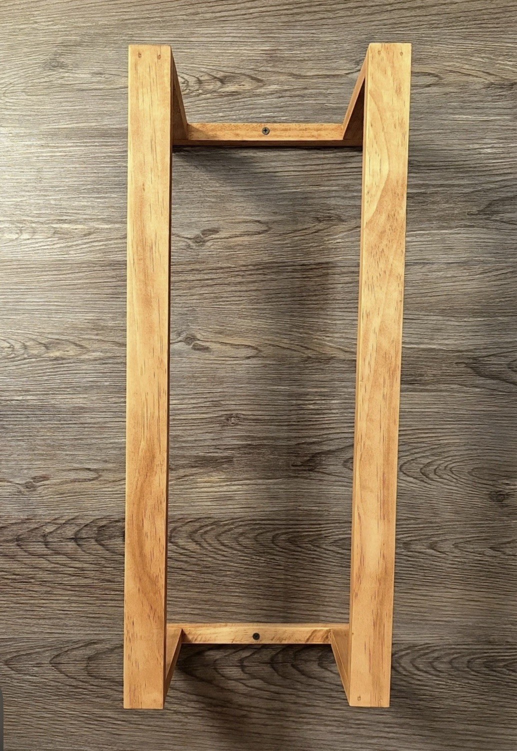 Handcrafted Wood Towel HolderDecorative Bathroom Accessory Homemade