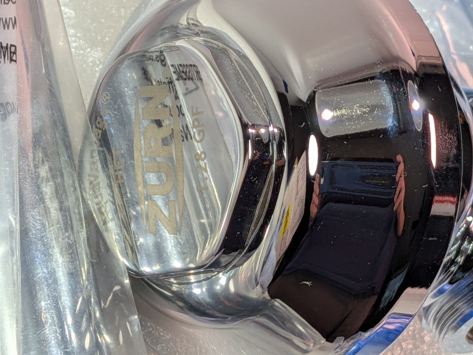 Zurn Z6000AV-HET AquaVantage Exposed Closet Flush Valve 1.28 GPF Chrome