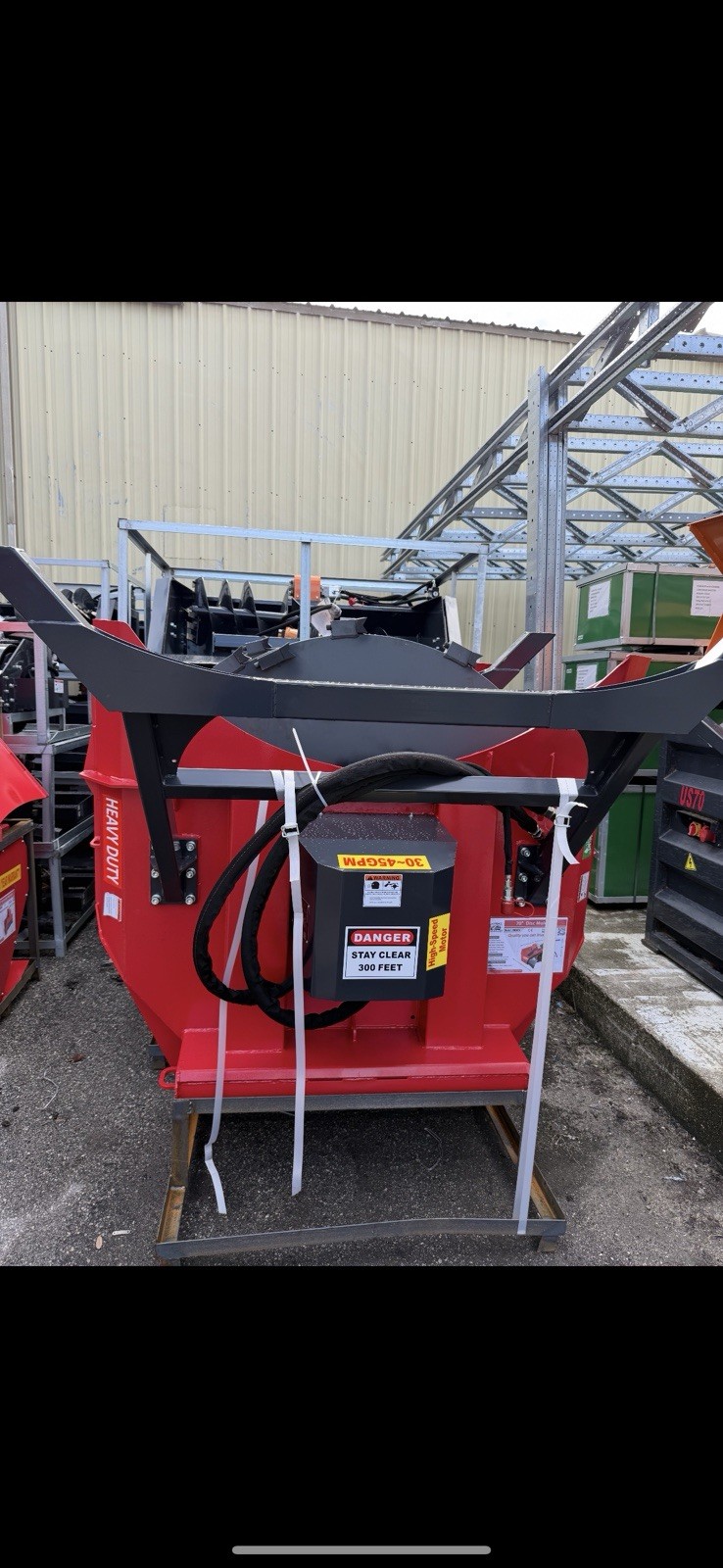 Raytree Forestry Disc Mulcher Shredder Heavy Duty Skid Steer Attachment High Flo