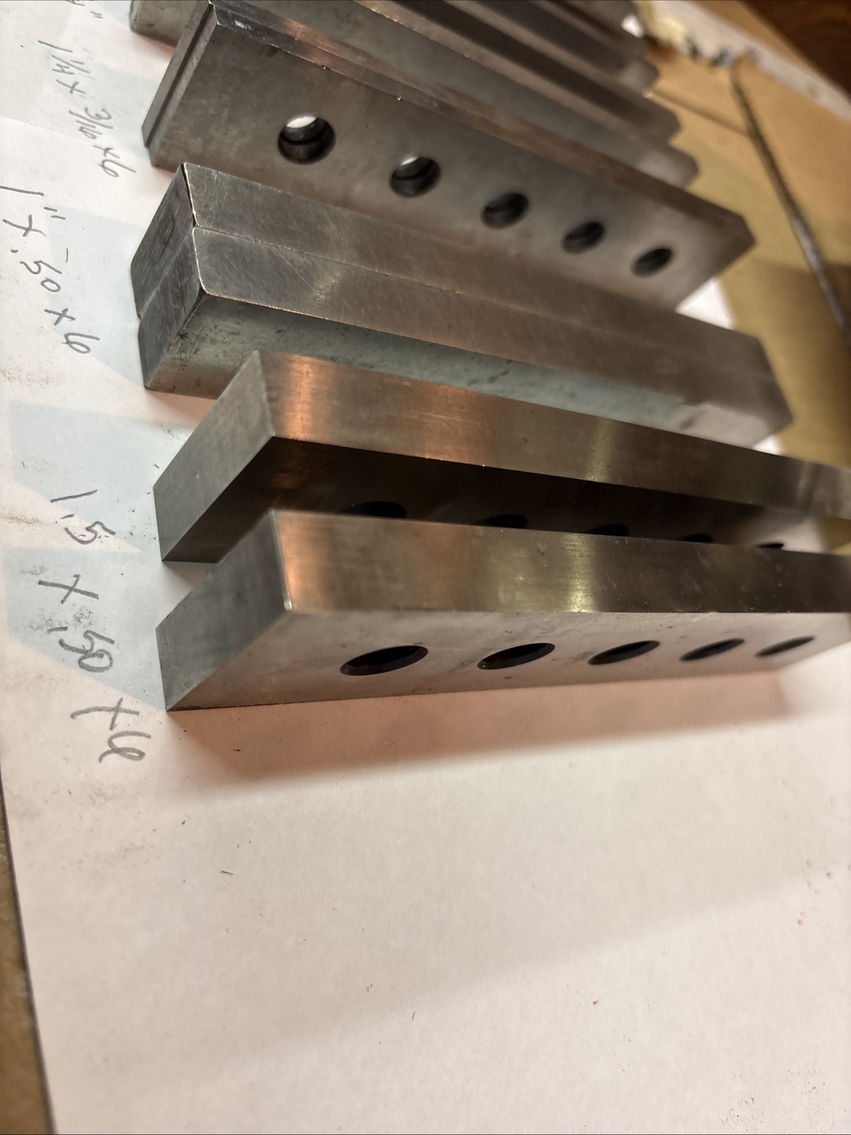 Vintage Set Of Mixed Toolmaker Parallels