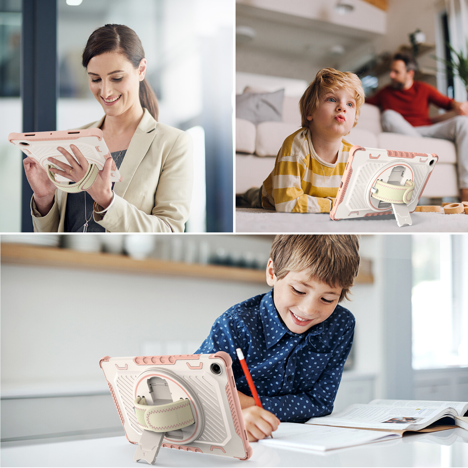 For Samsung Galaxy Tab A9+ 11" Tablet Case Cover/Tempered Glass Screen Protector