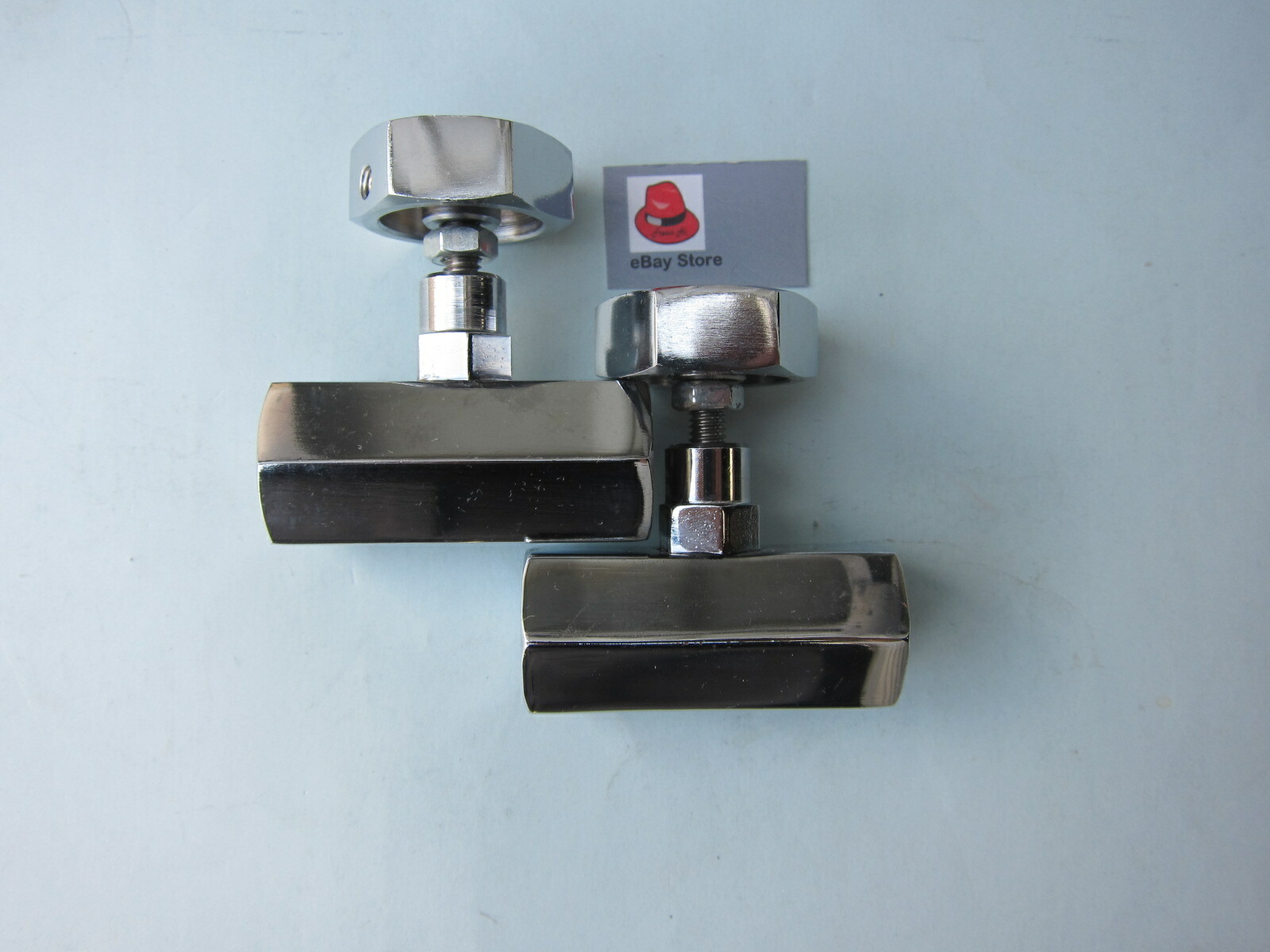 Lowrider Hydraulics 3/8" female to female slow down, 2 pieces, chrome