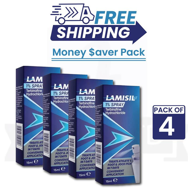 Lamisil 1% Spray 15ml-PACK OF 4-EXP-06/2027