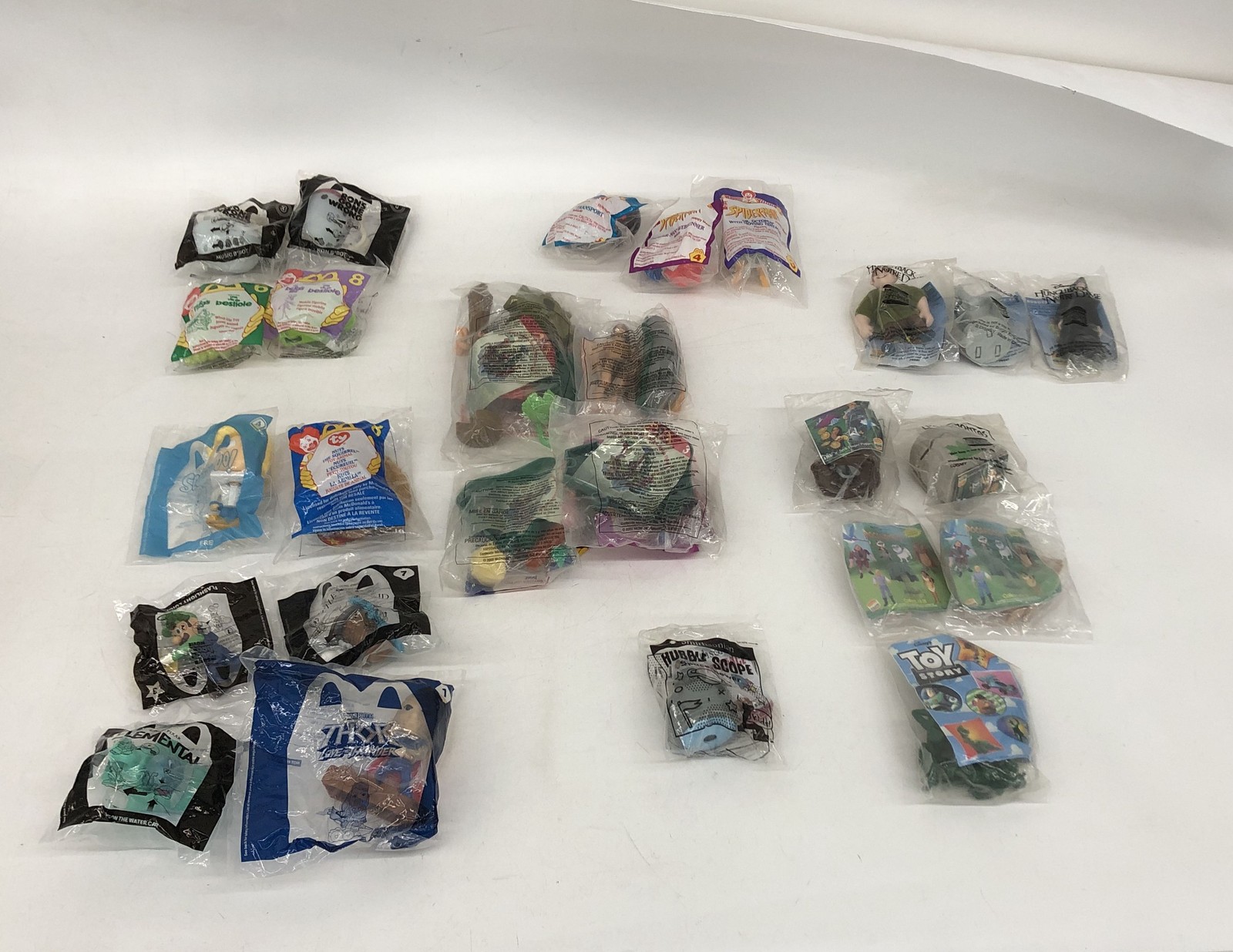 Lot Of Sealed McDonald's Happy Meal Toys-Ty, Tarzan, Little Mermaid, Super Mario