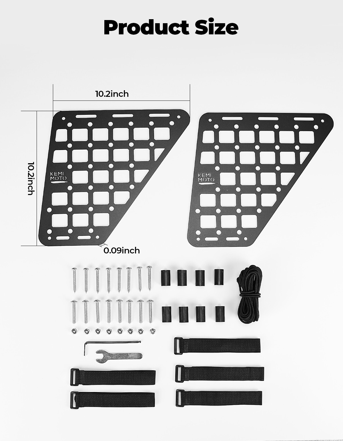 KEMIMOTO Bench Seat Center Console Armrest Box For Ranger XP 1000/ Crew XP 1000