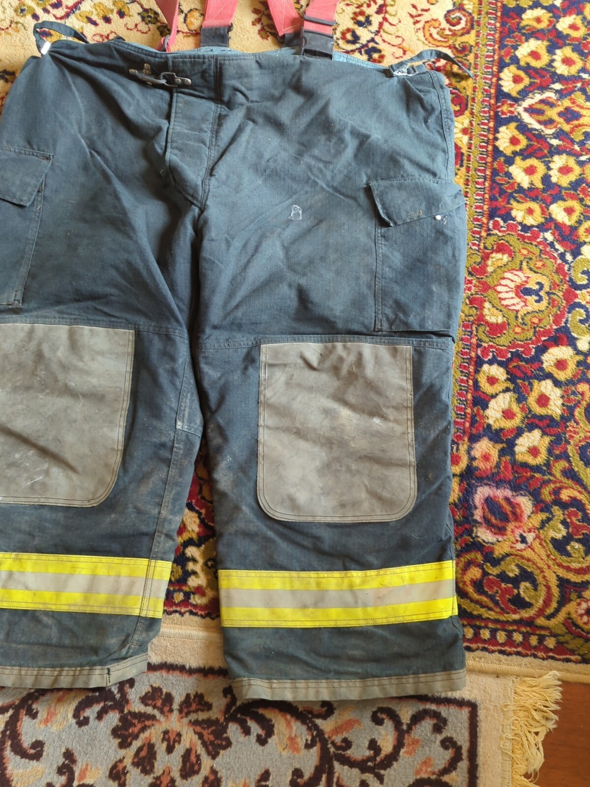 Retired Firefighter Gear Turnout Pants FIRE USED Size 56 X 26 See Pics