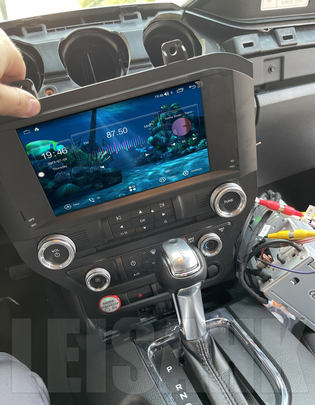 For Ford Mustang 2015 2016 2017-2021 Radio GPS Head Unit, CarPlay & Android Auto