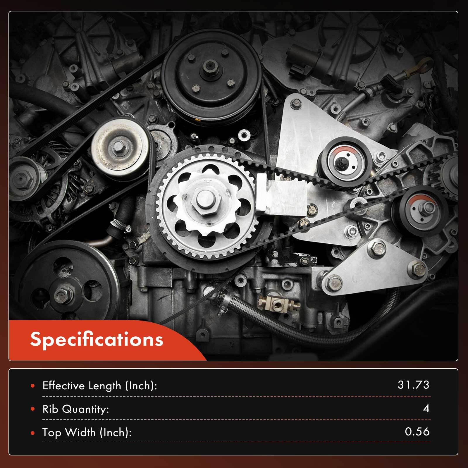 31.73" Air Conditioning Serpentine Belt for Subaru Forester Impreza Outback WRX