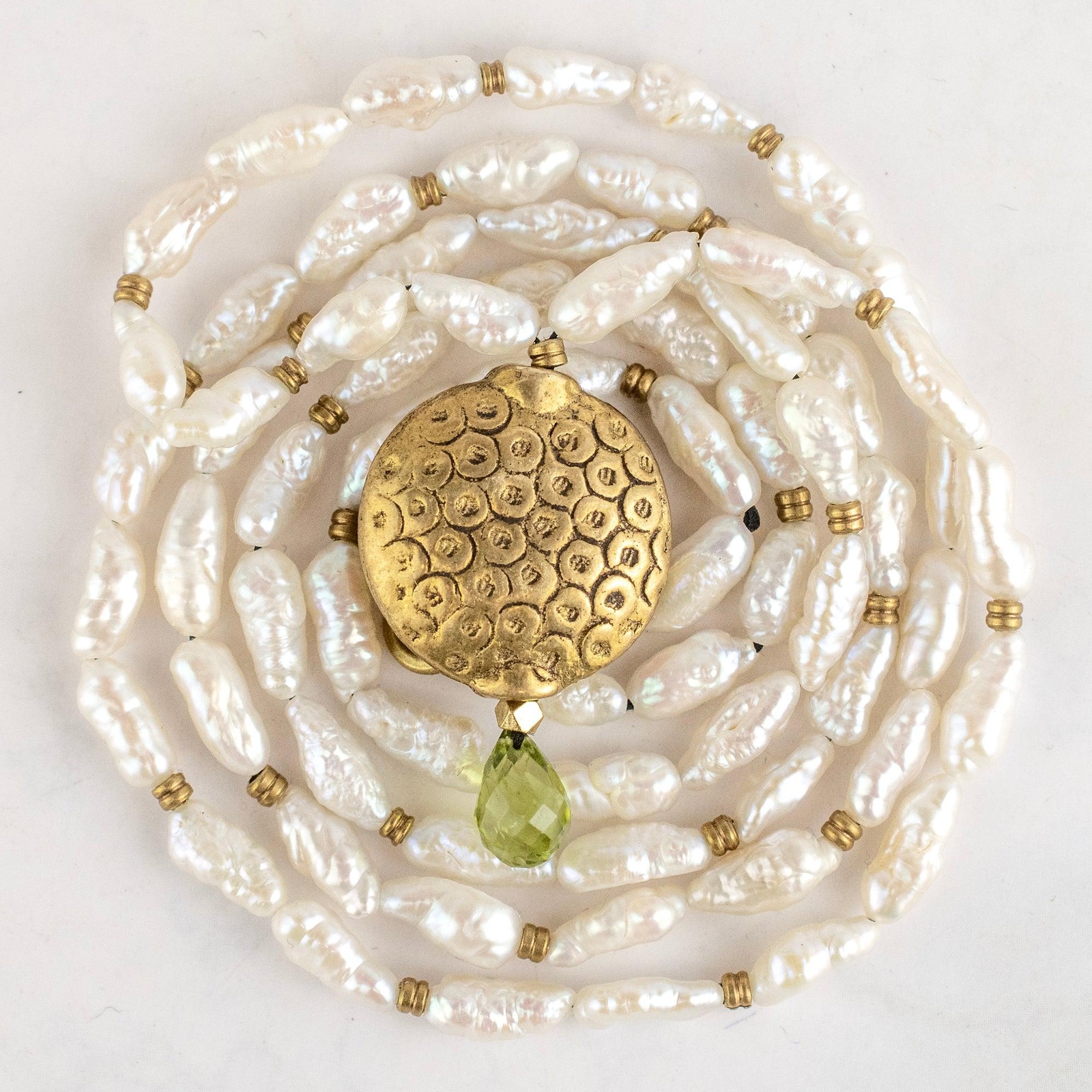 Vintage Japanese Rice Pearl Beads 4mm White Oval 16 Inch Strand