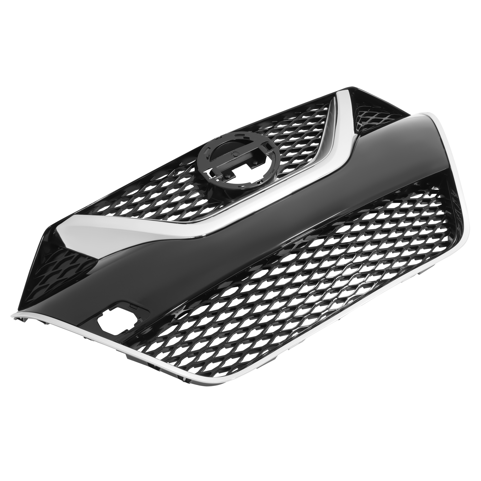 Fits Nissan Maxima 2016 2017 2018 Front Upper Bumper Grille Black & Chrome Trim