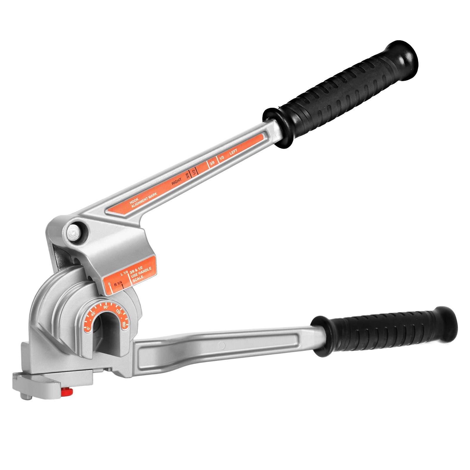 Uimoso 3-in-1 Lever Pipe Tube Bender for 1/4", 3/8", 1/2" O.D., 0-180° Angles
