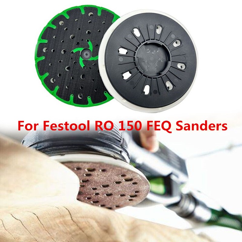 Replacement 6 Inch Sanding Pad For Festool RO 150 FEQ Grinder 150mm Soft/Hard