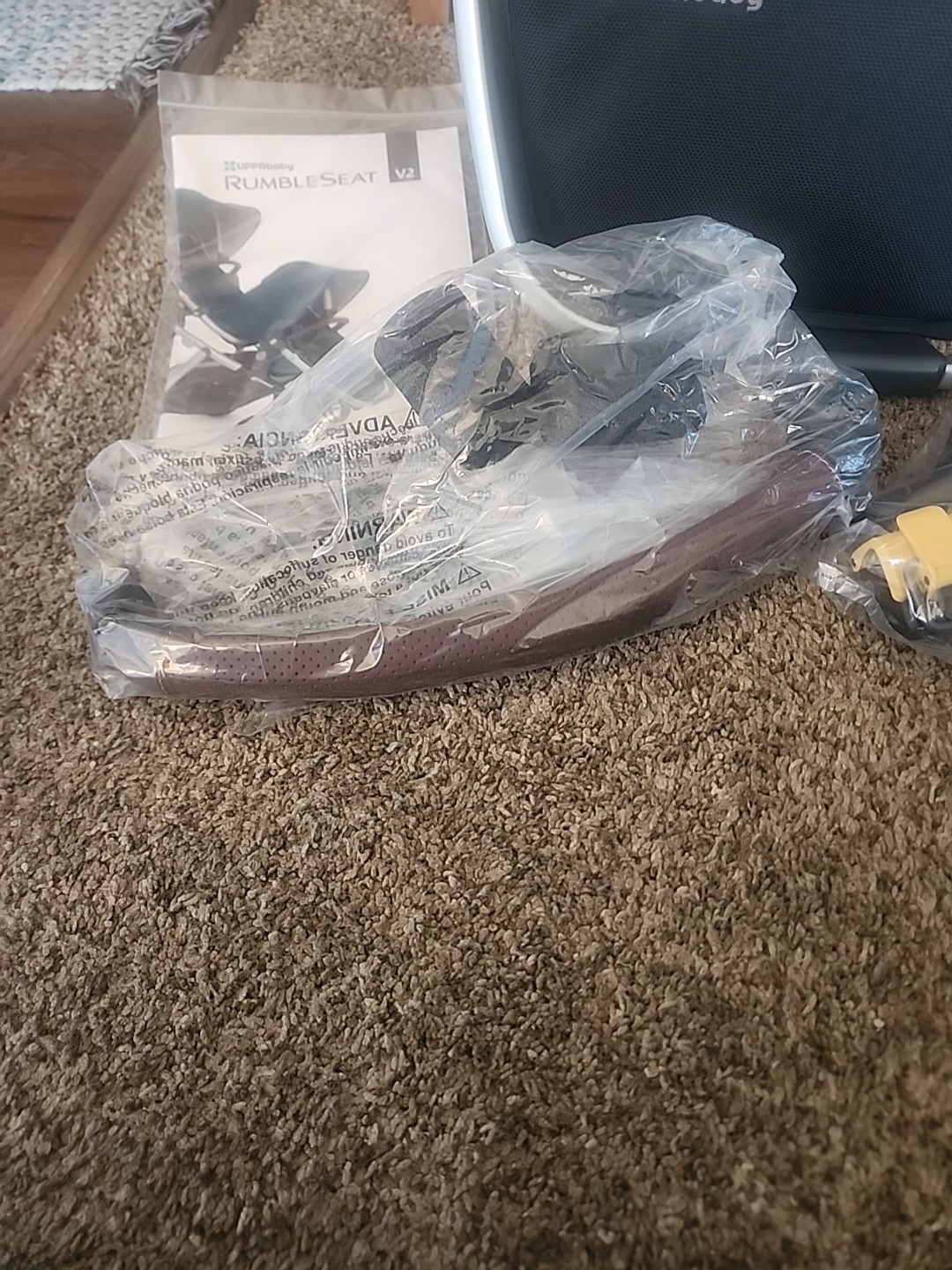 UPPAbaby Vista RumbleSeat V2 w/ Lower Adapters & Bug Shield - Stella Grey -NEW