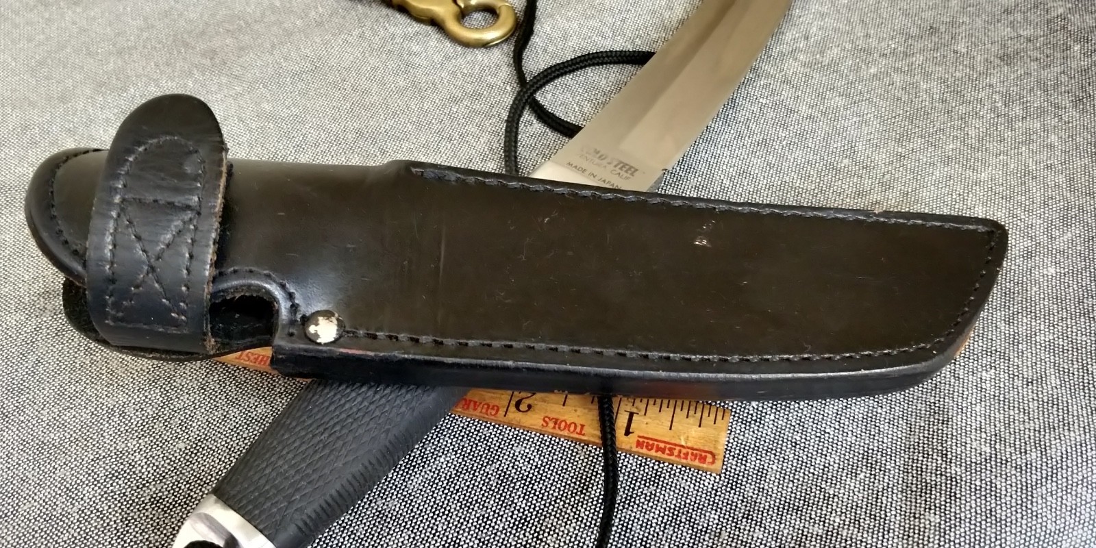 Vintage Cold Steel Inc JAPAN Master Tanto SAN MAI III in Fixed Blade Knife