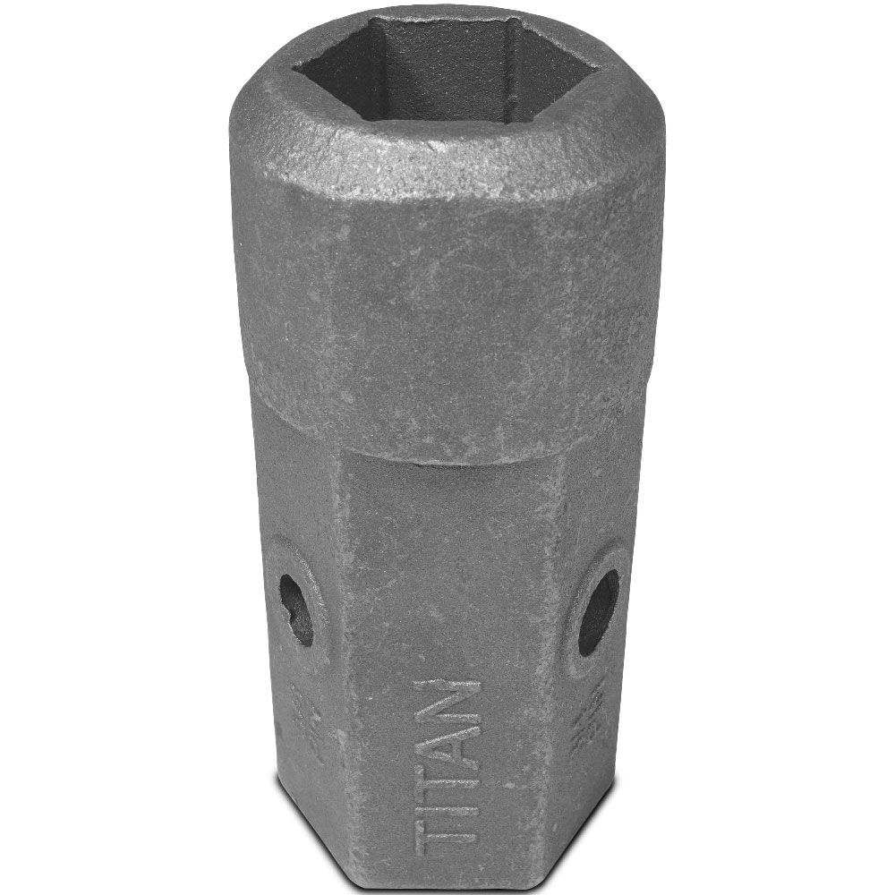 Titan Attachments Auger Bit Repair Hub 2" Female Hex 5/8 and 3/4