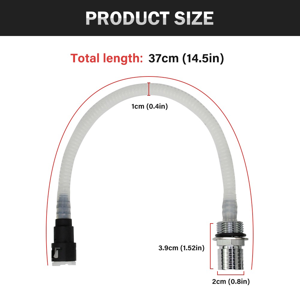 Fuel Check Valve Gas Tank Fuel Line Hose OE Repl 62228-08A Harley Touring 08-Up